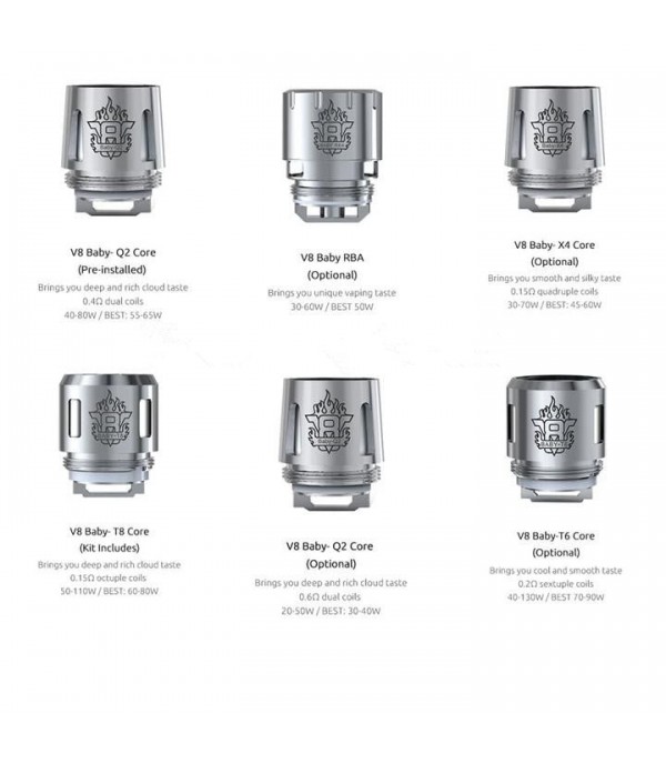 SMOK TFV8 Baby Replacement Coil Head 5pcs