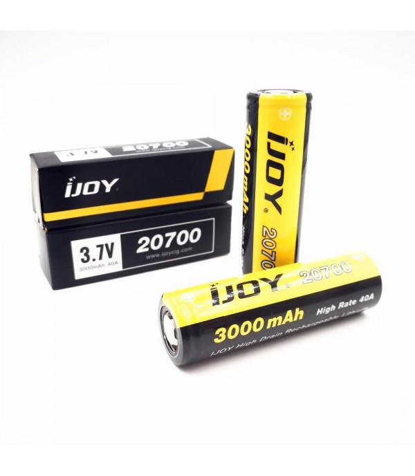 IJOY 20700 3.7V 3000mAh Rechargeable Batteries 2pcs