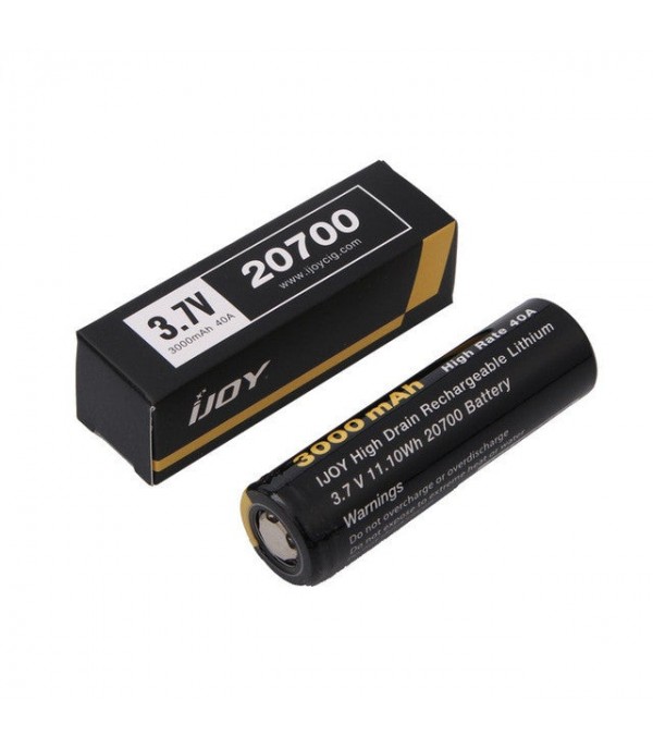 IJOY 20700 3.7V 3000mAh Rechargeable Batteries 2pcs