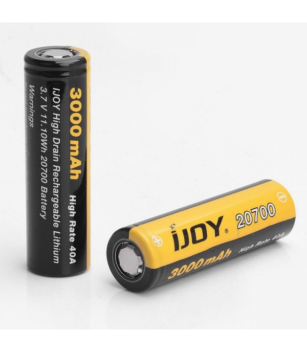 IJOY 20700 3.7V 3000mAh Rechargeable Batteries 2pcs