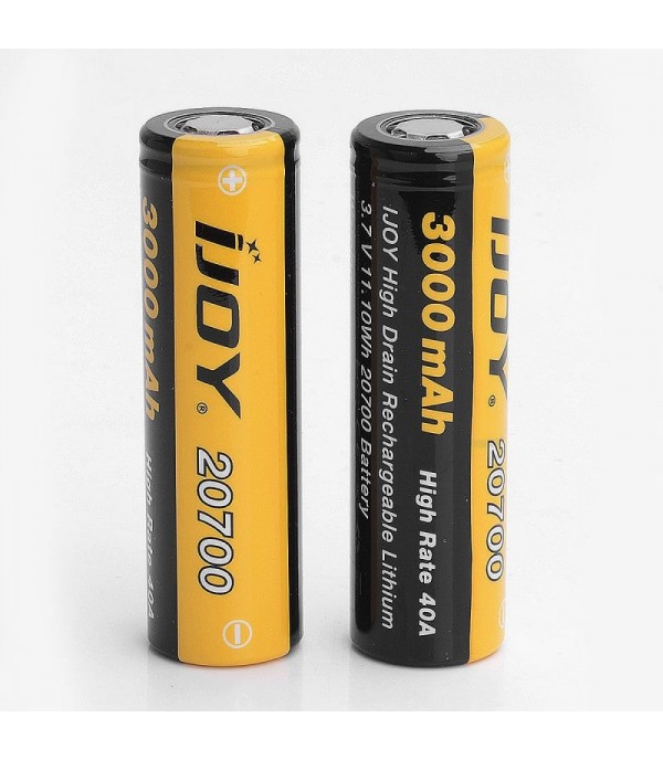 IJOY 20700 3.7V 3000mAh Rechargeable Batteries 2pcs