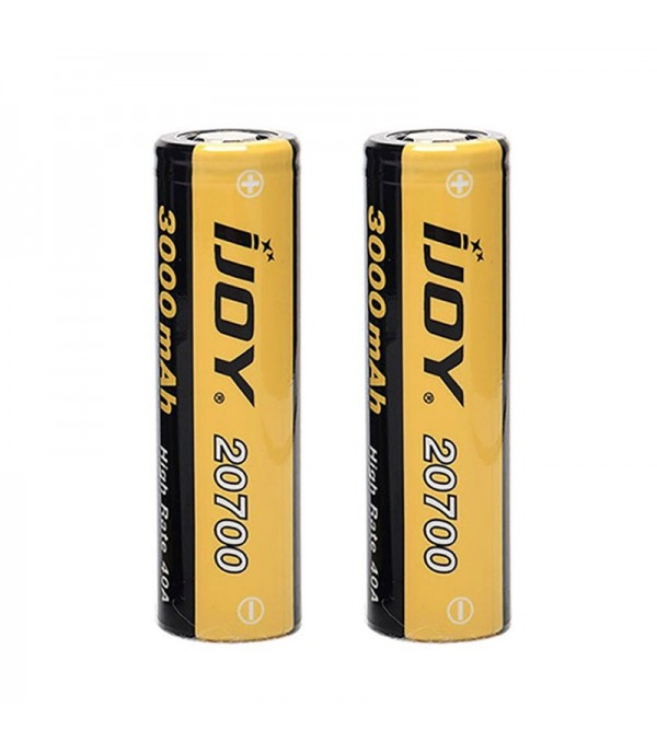 IJOY 20700 3.7V 3000mAh Rechargeable Batteries 2pcs
