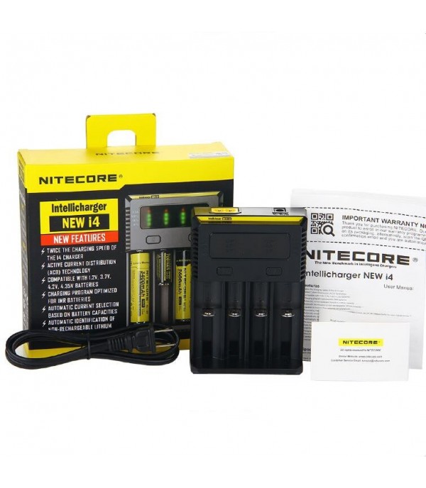 NiteCore New I4 Li-ion Battery Charger ACD Technology