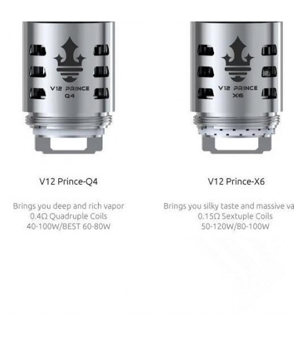 SMOK TFV12 Prince Replacement Coil Head 3pcs