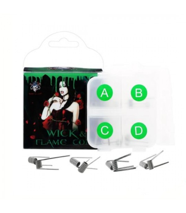 Demon Killer Wick & Flame Ni80 Coil Kit